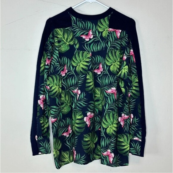 Sandrine Rose x Free People Long Sleeve Sweater Top in French Worker - Picture 2 of 5